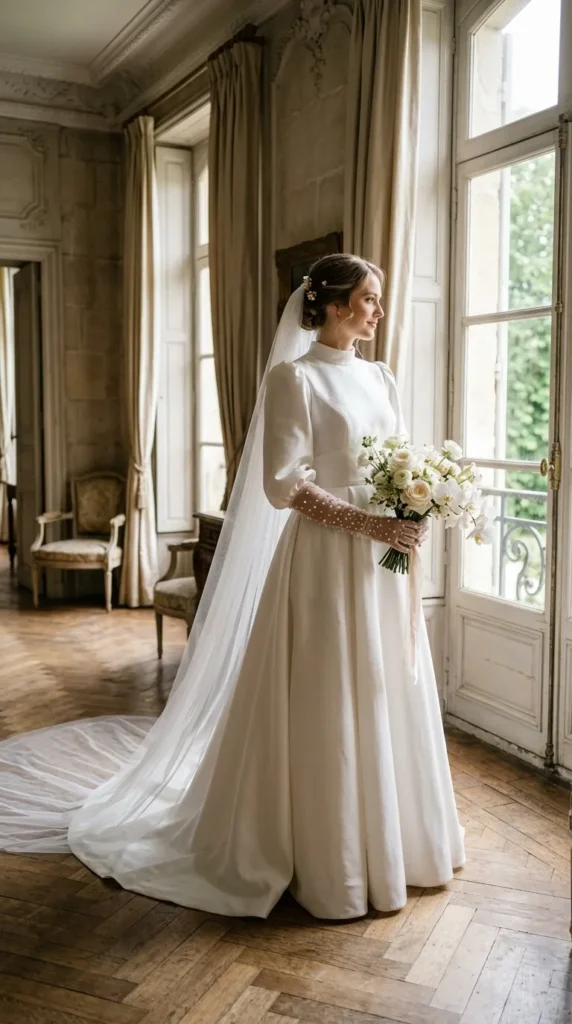 Pearl-Embellished Gloves