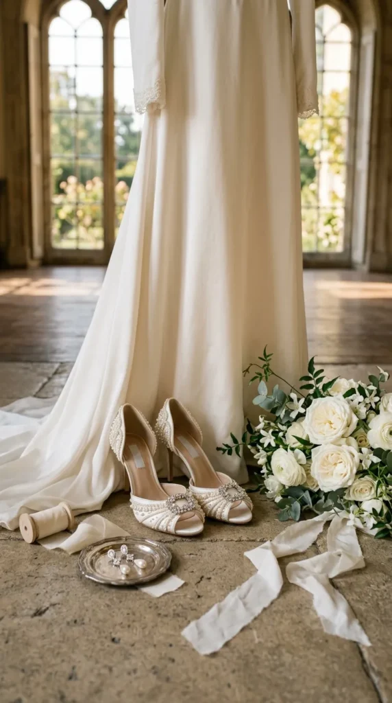 Pearl-Embellished Heels