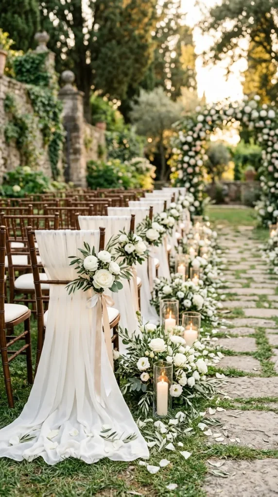 Romantic Chair Draping