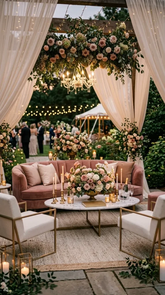 Style a Romantic Lounge Area