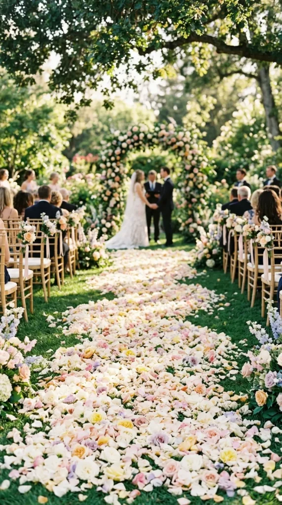 Scatter Fresh Flower Petals