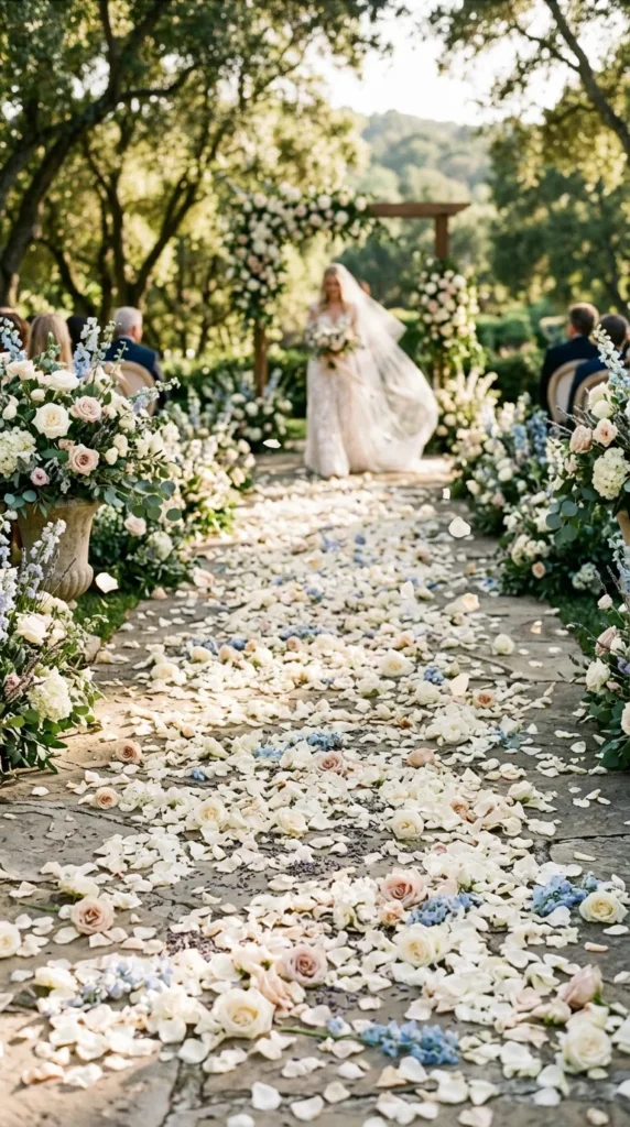 Scatter Fresh Flower Petals Along the Path