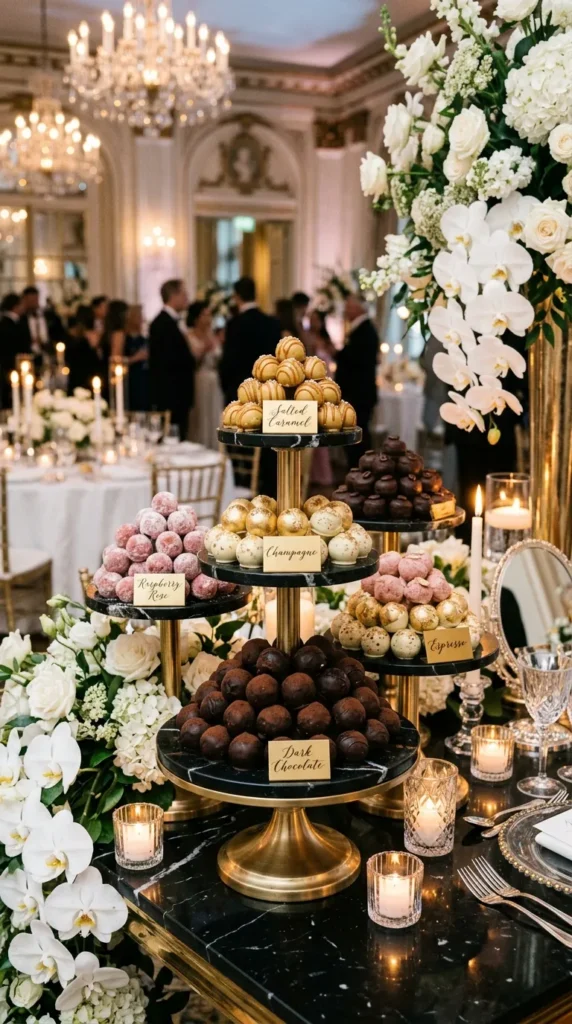 Serve Luxury Chocolate Truffle Towers