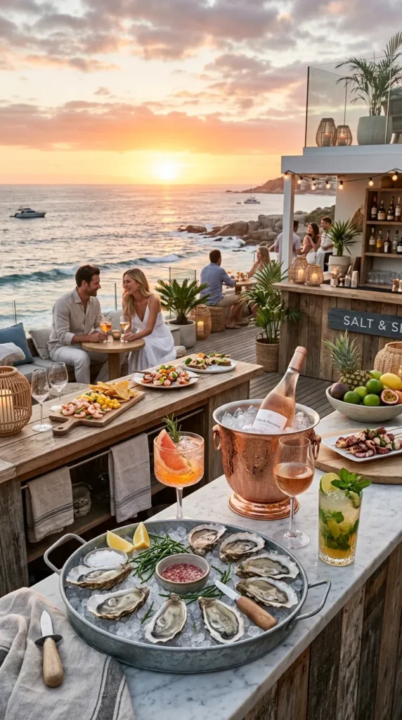 Serve a Coastal-Inspired Cocktail Hour