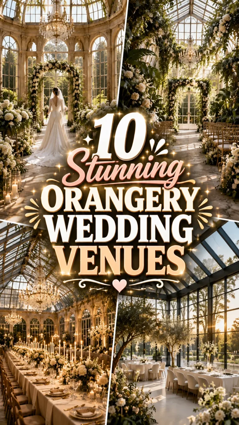 Stunning Orangery Wedding Venues for the Ultimate Romantic Celebration
