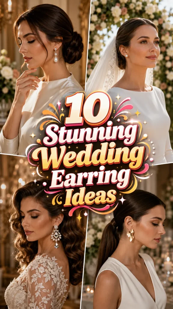 Stunning Wedding Earring Ideas to Complete Your Bridal Look