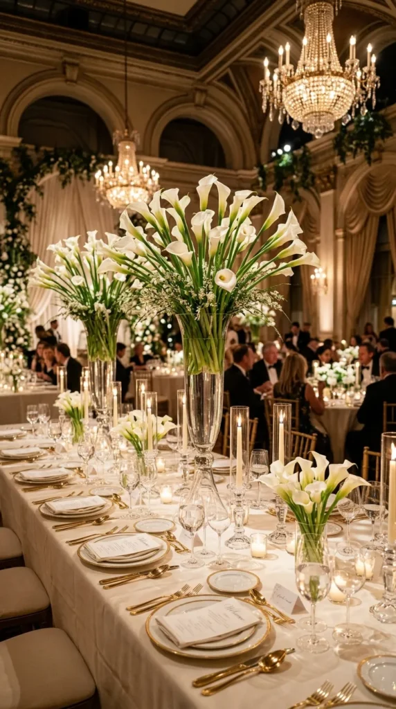 Style Tall Reception Centerpieces