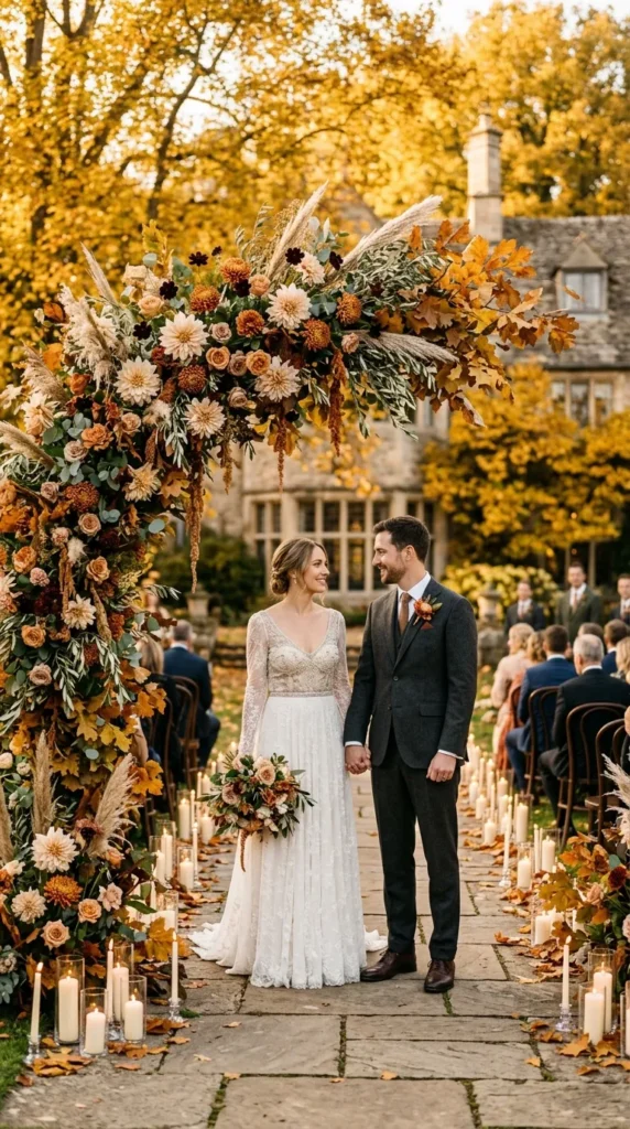 Style a Cozy Ceremony with Seasonal Florals