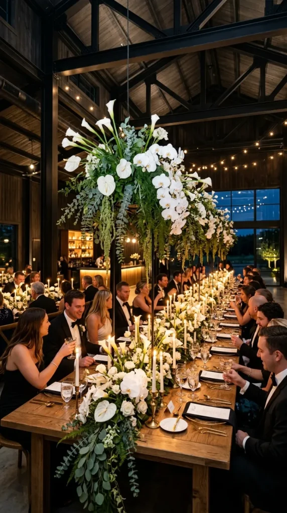 Style the Reception with Architectural Florals