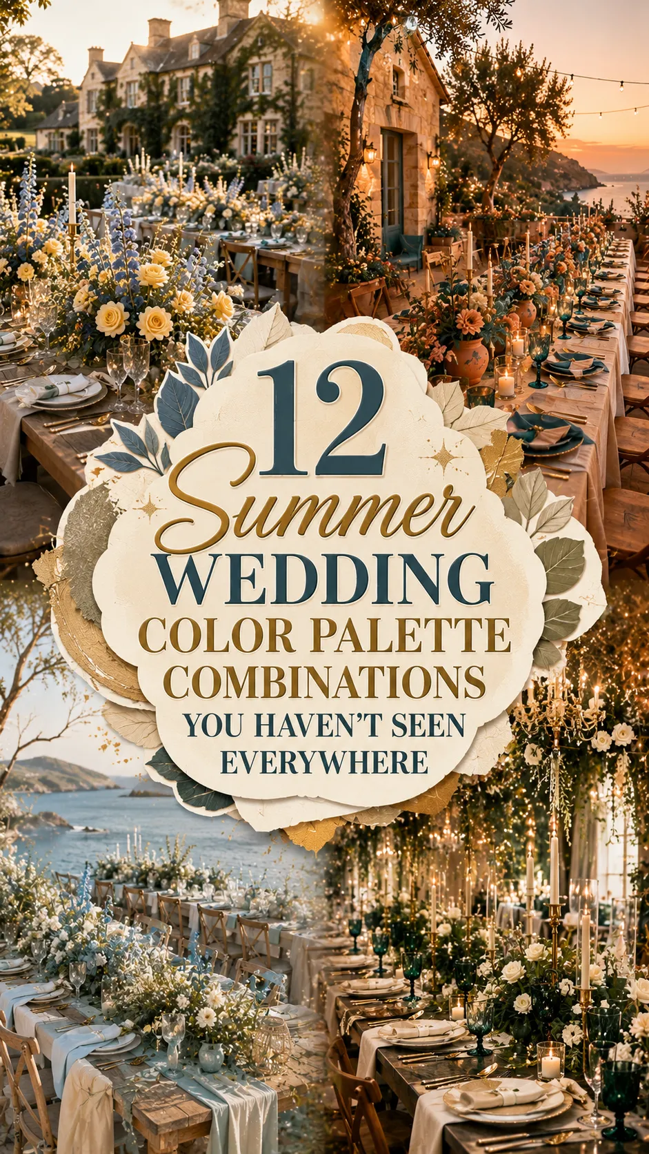 Summer Wedding Color Palette Combinations You Haven't Seen Everywhere
