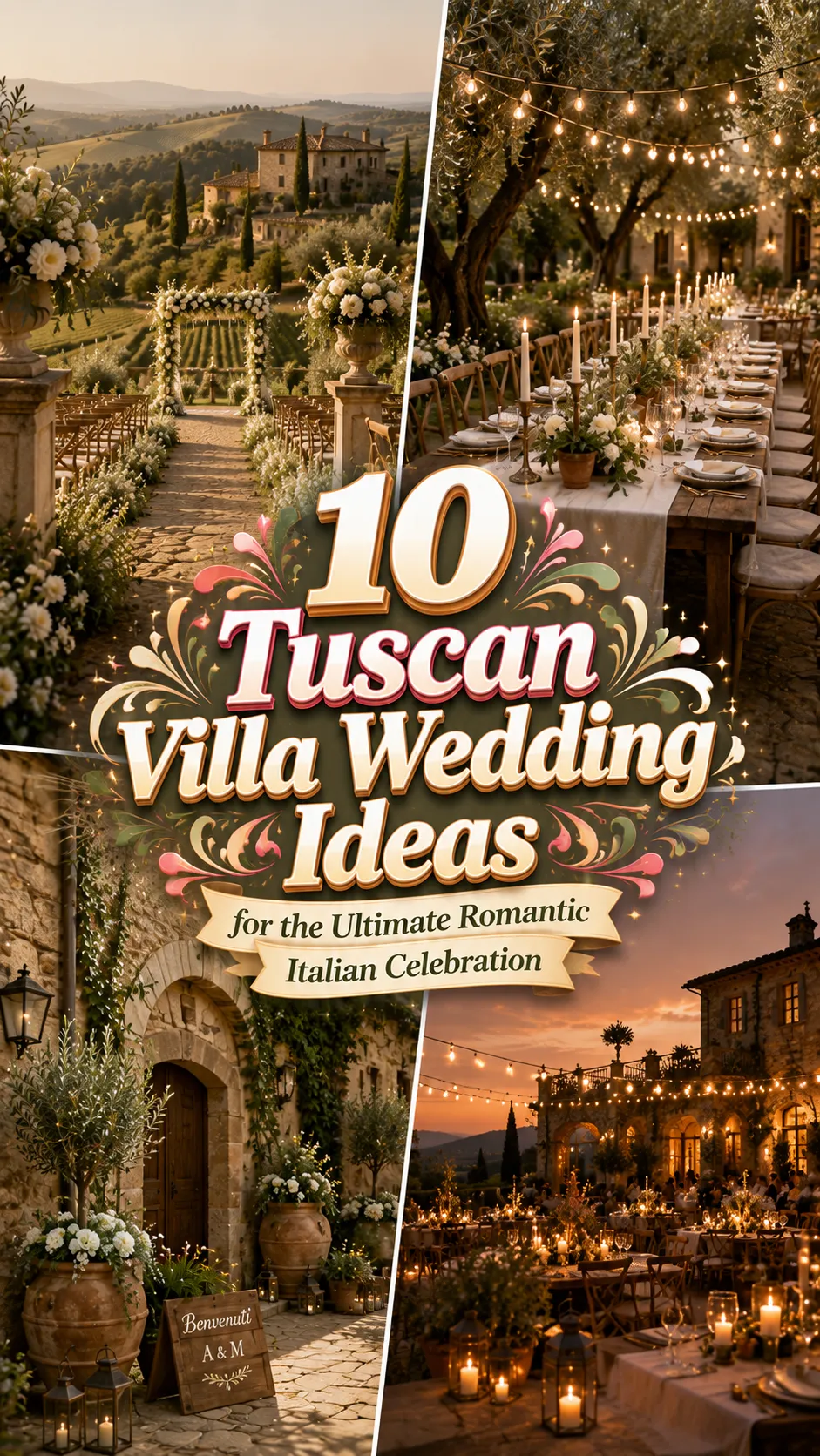 Tuscan Villa Wedding Ideas for the Ultimate Romantic Italian Celebration