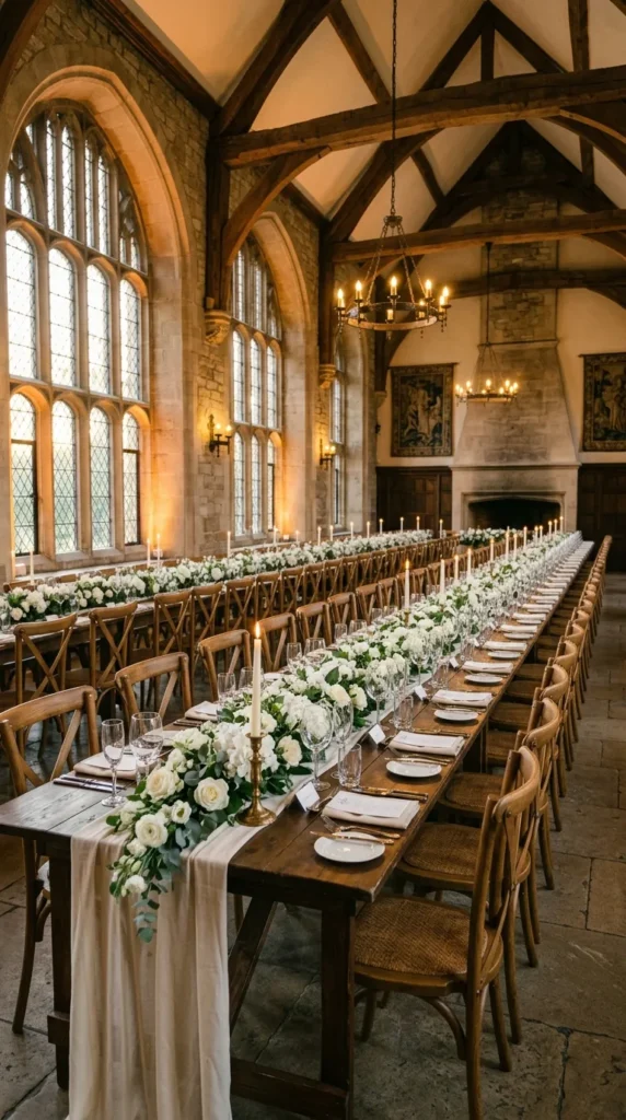 Use Long European Banquet Tables