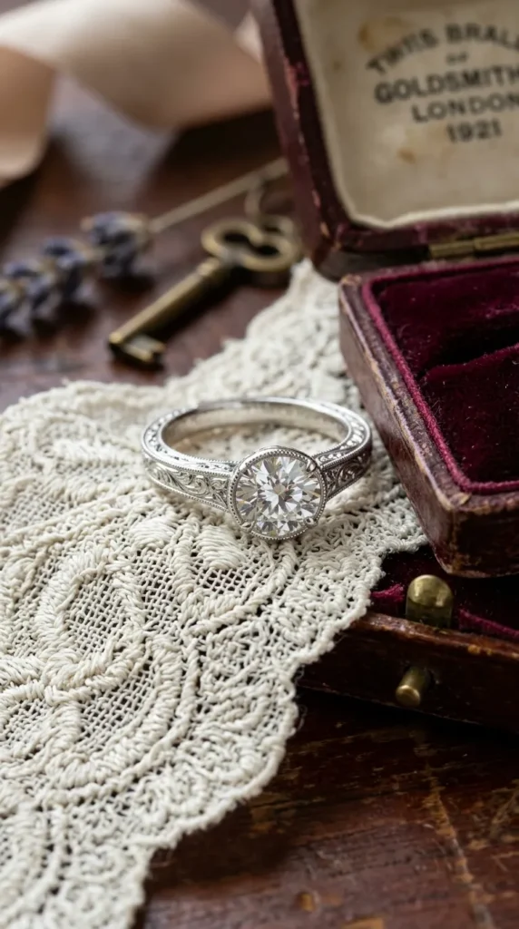 Vintage Milgrain Ring