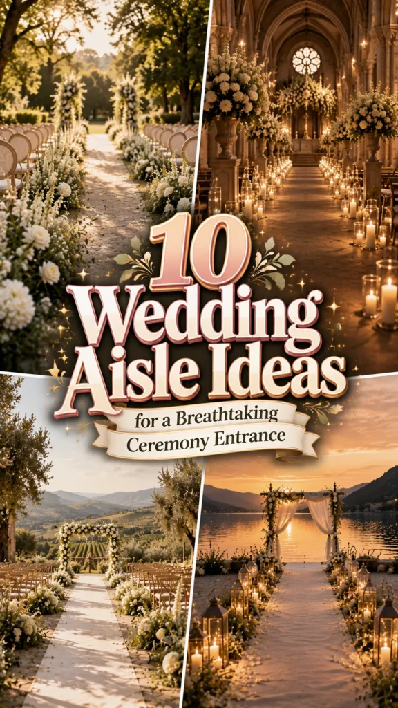 Wedding Aisle Ideas for a Breathtaking Ceremony Entrance