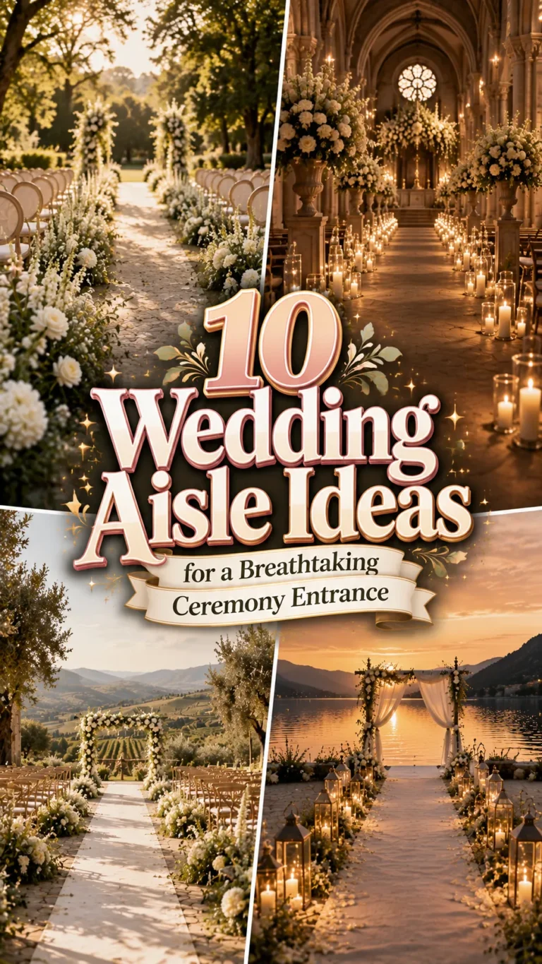 Wedding Aisle Ideas for a Breathtaking Ceremony Entrance