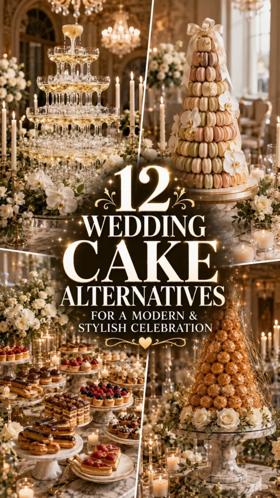 Wedding Cake Alternatives for a Modern & Stylish Celebration