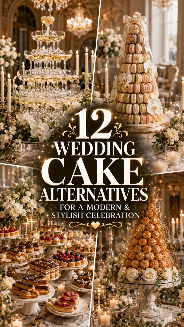 Wedding Cake Alternatives for a Modern & Stylish Celebration