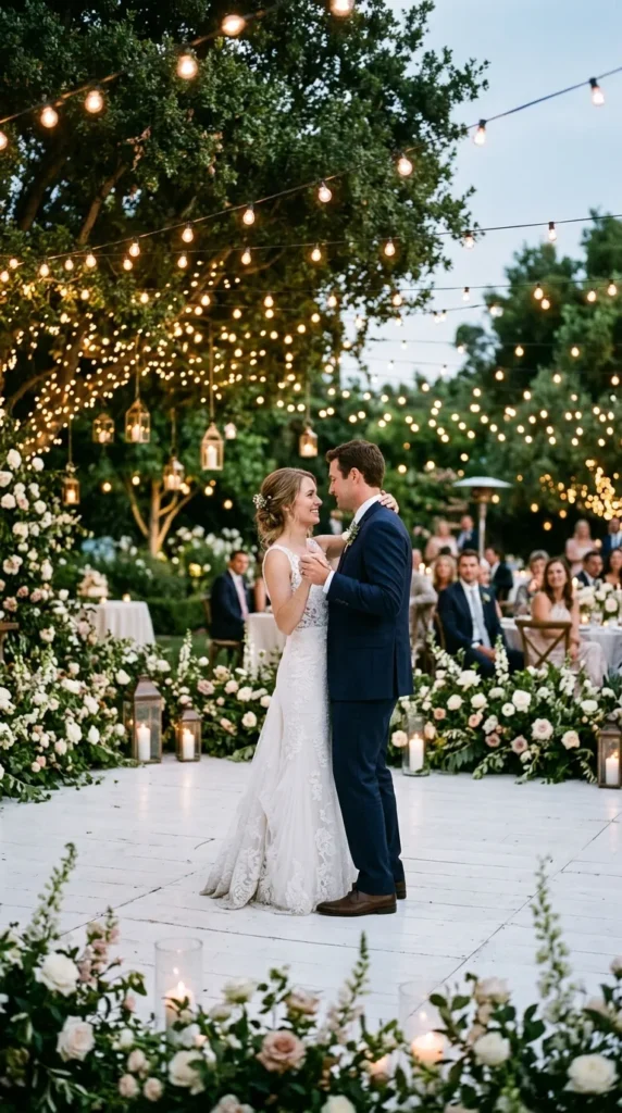 Add a Dreamy Outdoor Dance Floor