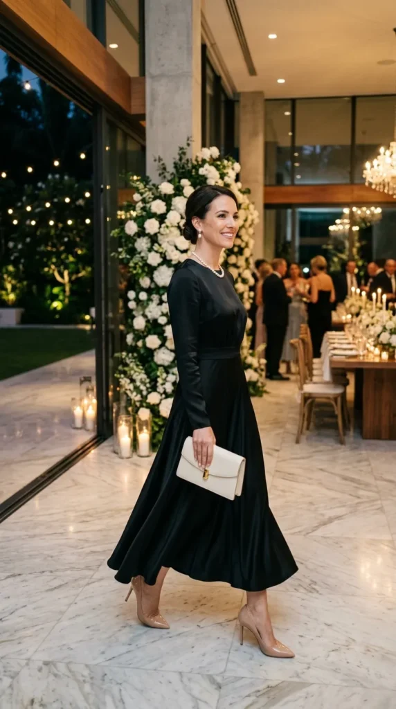 Black & Soft Pearl for Modern Formal Weddings