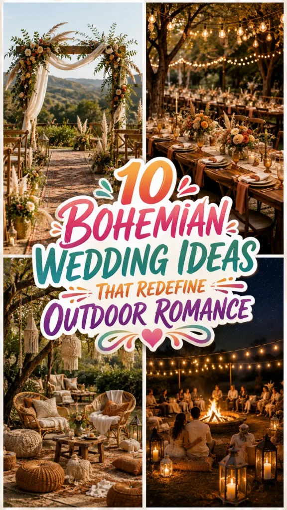 Bohemian Wedding Ideas That Redefine Outdoor Romance