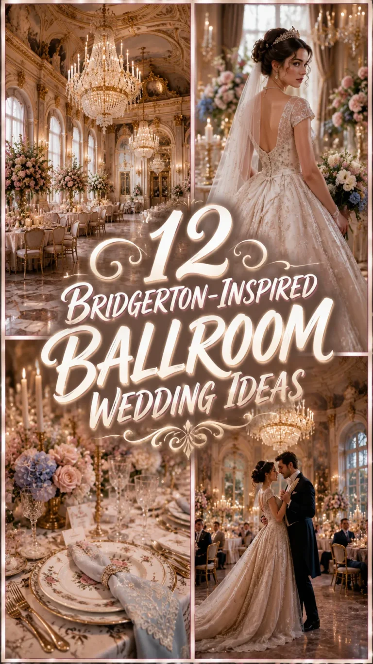 Bridgerton-Inspired Ballroom Wedding Ideas for a Breathtaking Celebration