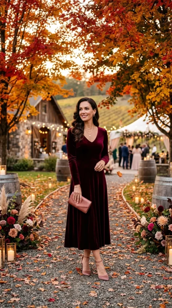 Burgundy & Dusty Rose for Cozy Autumn Romance