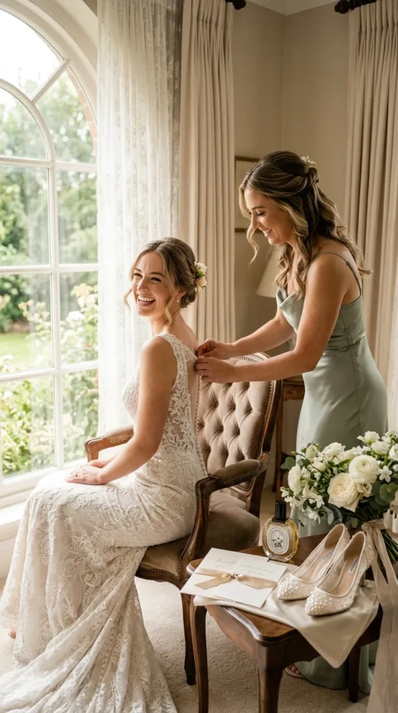 Capture the Quiet Moments While Getting Ready