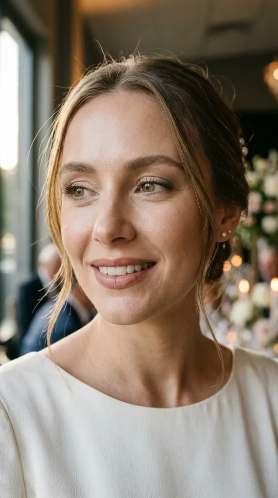 Champagne Eyes With a Rosy Nude Lip