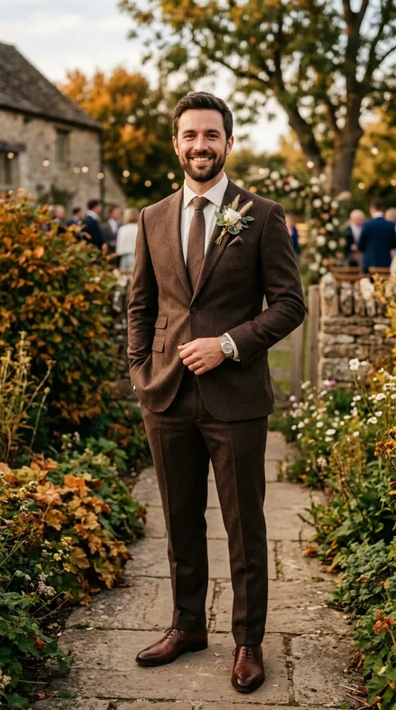 Chocolate Brown Suit
