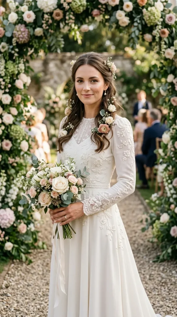 Choose Flowers That Complement Your Dress and Wedding Palette