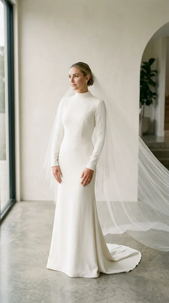 Choose a Clean, Minimalist Veil