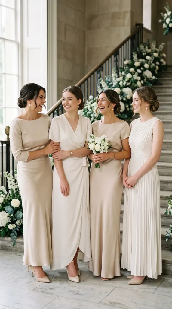 Classic Chignons for Elegant Wedding Photos