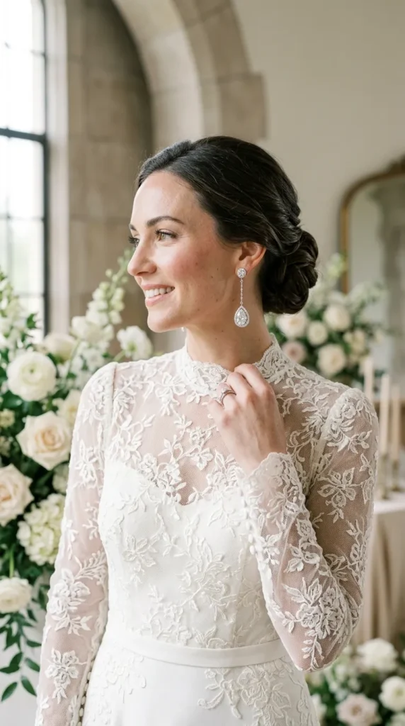 Classic Diamond Drop Earrings