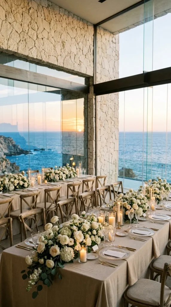 Coastal Stone House with Ocean-Facing Glass