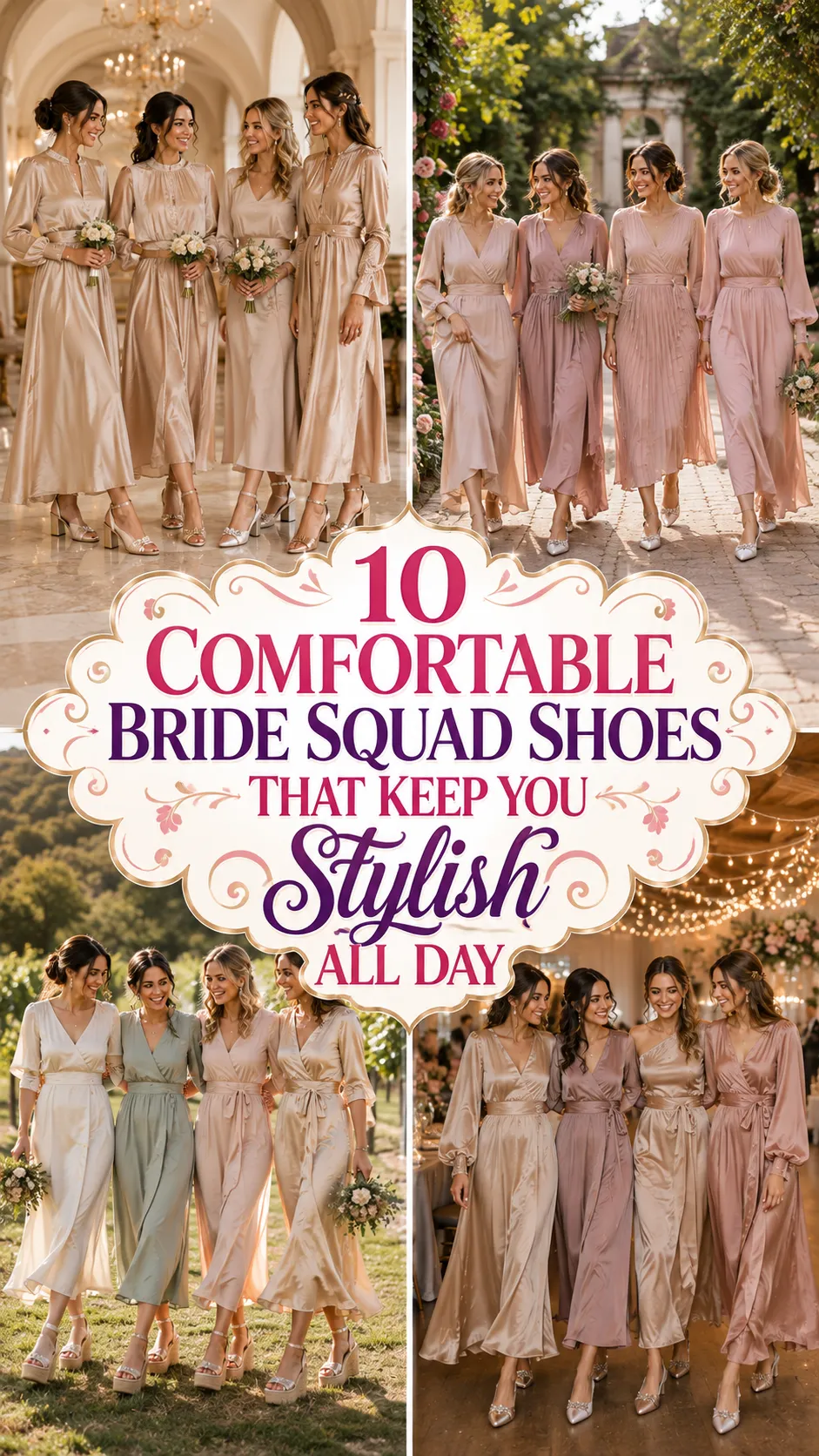 Comfortable Bride Squad Shoes That Keep You Stylish All Day