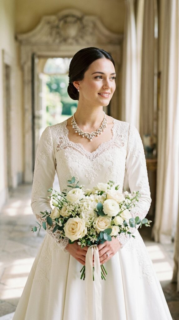 Consider Your Wedding Dress Neckline