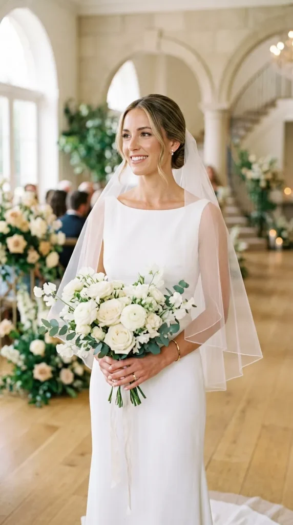 Consider a Shoulder-Length Veil