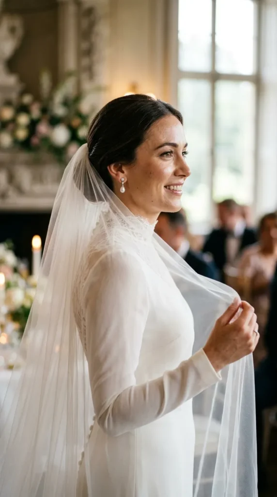Coordinate the Jewelry With Your Veil