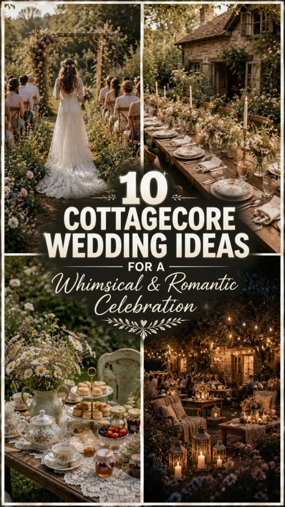 Cottagecore Wedding Ideas for a Whimsical & Romantic Celebration