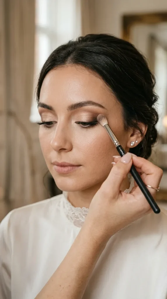 Create Softly Defined Bridal Eyes