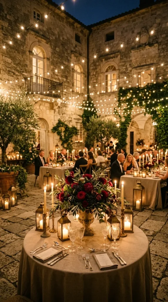 Create a Candlelit Courtyard Celebration