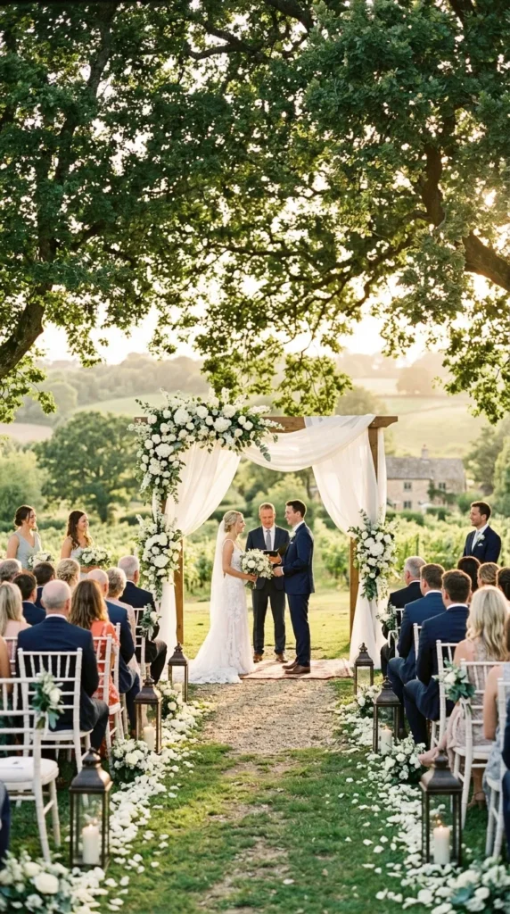 Create a Romantic Outdoor Ceremony