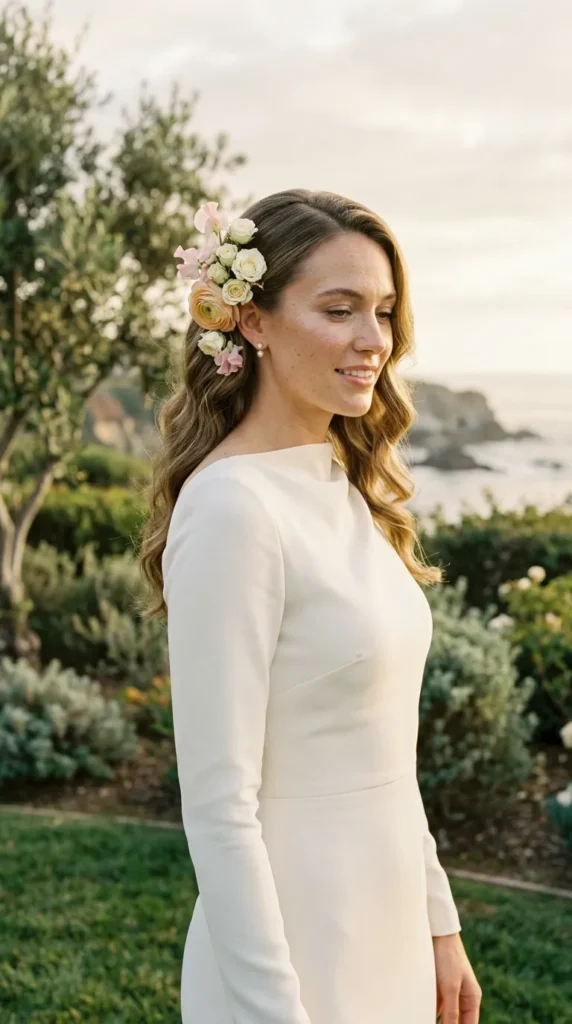 Create a Soft Floral Accent With Loose Bridal Waves