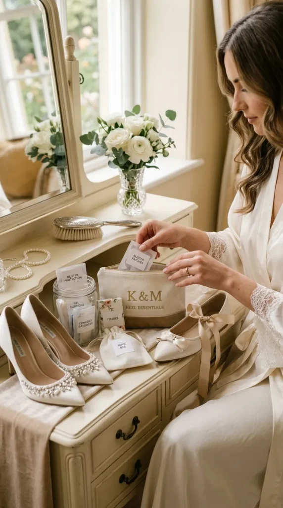 Create a Wedding Heel Emergency Kit