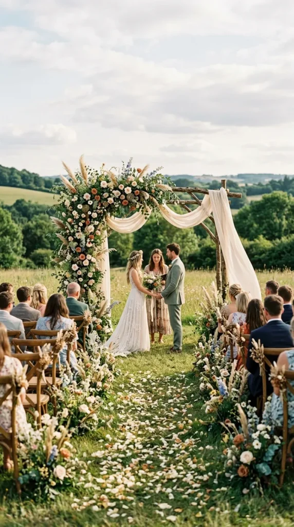 Create a Wildflower-Filled Ceremony