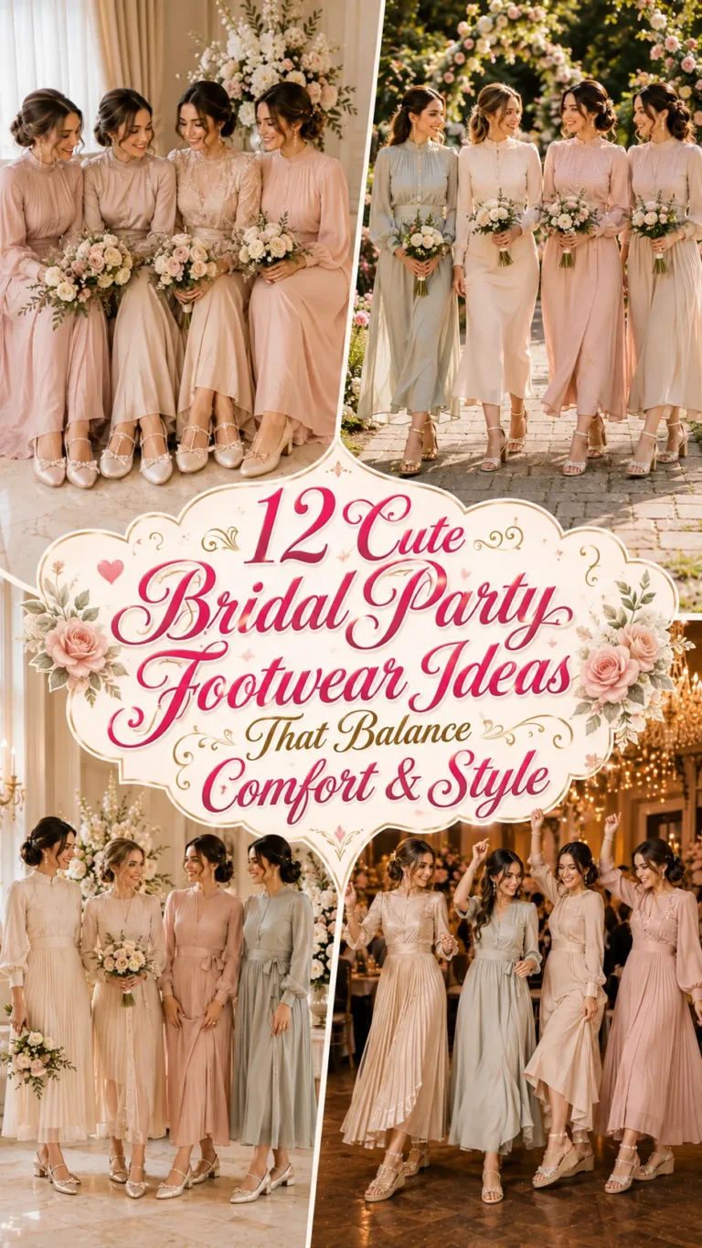 Cute Bridal Party Footwear Ideas That Balance Comfort & Style