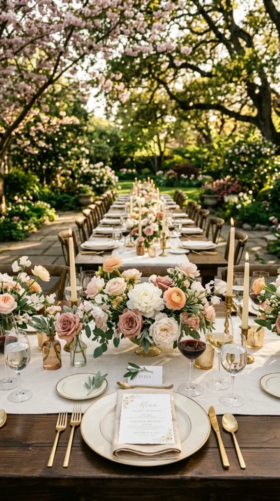 Design a Romantic Floral Tablescape