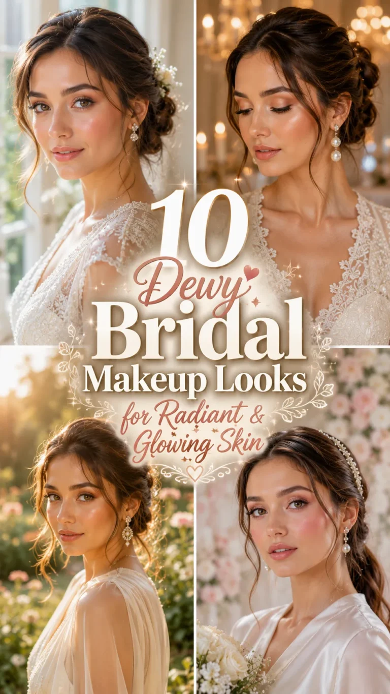 Dewy Bridal Makeup Looks for Radiant & Glowing Skin