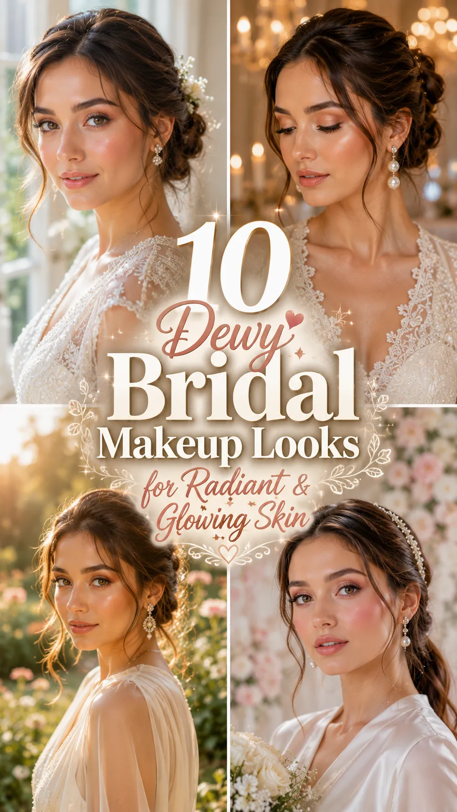 Dewy Bridal Makeup Looks for Radiant & Glowing Skin