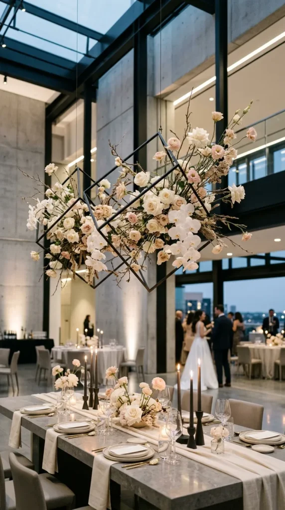 Create a Dramatic Geometric Floral Installation